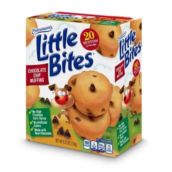 Entenmann's Little Bites Chocolate Chip Muffins - 8.25oz/5ct image {9}