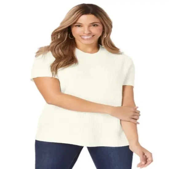 Jessica London Women&rsquo;s Plus Size Shaker Tee image {2}
