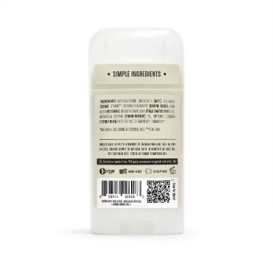 Humble Brands Original Formula Solid Deodorant - Palo Santo & Frankincense - Aluminum-Free 2.5oz image {1}