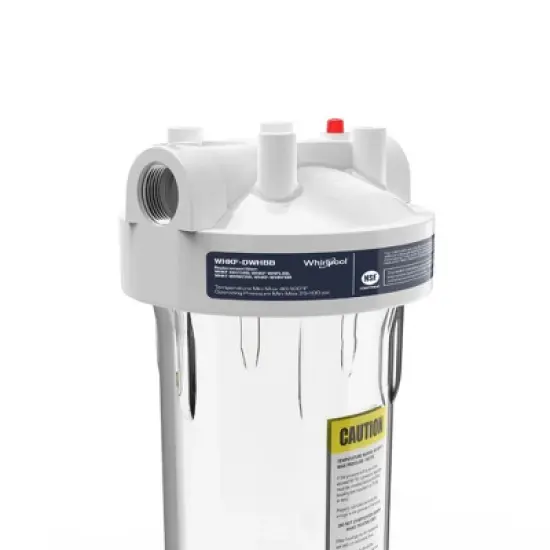Whirlpool 10" x 4.5" Large Capacity Whole House Water Filter Housing, NSF Certified, WHKF-DWHBB image {3}