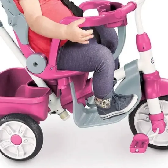 Little Tikes 4-in-1 Kids' Trike Stroller Bike - Pink image {4}