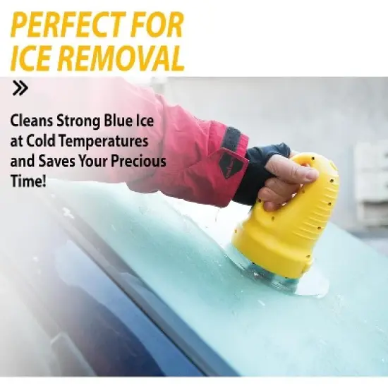Zone Tech USB Rechargeable Electric Snow Ice Scraper - Automotive Portable Cordless Ice and Snow Scraper for Car Windshield Snow Removal image {5}