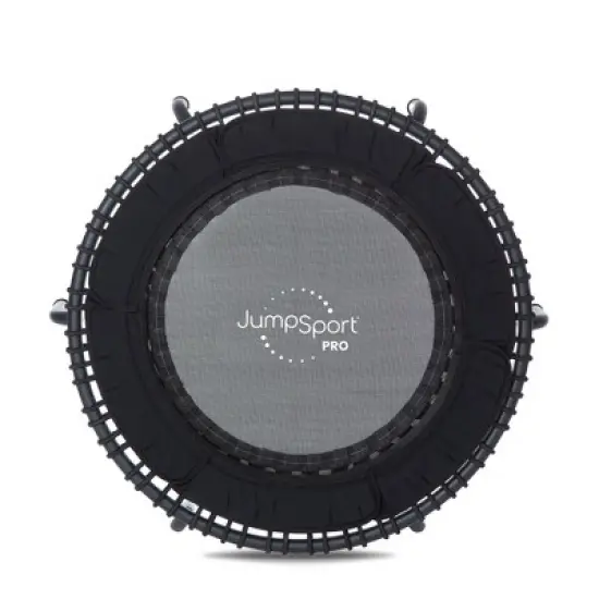 JumpSport 370 PRO Indoor Heavy Duty Lightweight 39-Inch Fitness Trampoline, Black image {6}