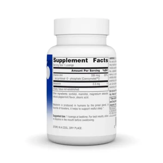 Melatonin 2.5mg Sublingual-Peppermint by Source Naturals, Inc.  -  240 Lozenge image {1}