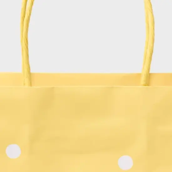 XL Gift Bag with Dots on Yellow - Spritz&trade; image {2}