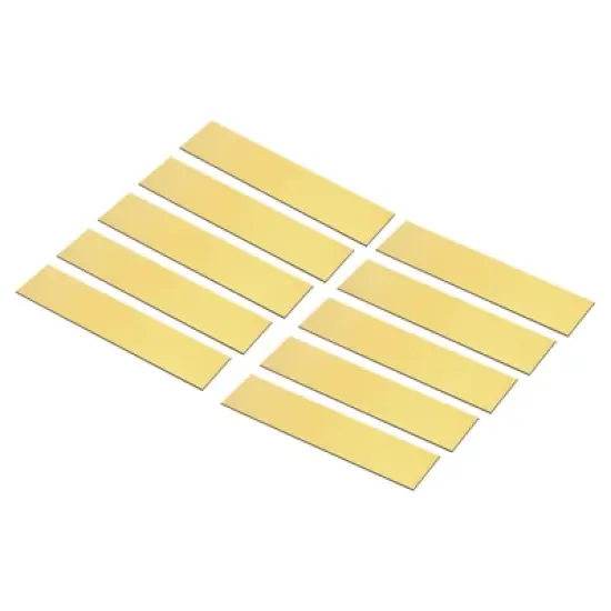 Unique Bargains Laser Printing Personalized Blank Engraving Name Plate 10 Pcs image {6}