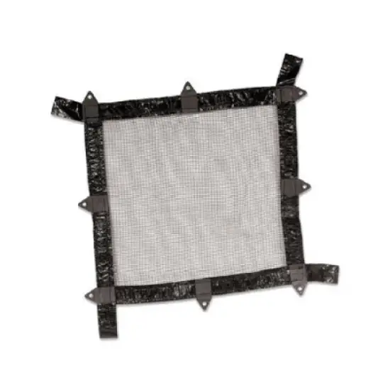 Swimline Rectangular In-Ground Swimming Pool Closing Leaf Net Cover 16' x 36' - Black image {1}
