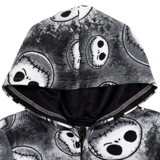 Disney Nightmare Before Christmas Jack Skellington Fleece Zip Up Hoodie Toddler  image {2}