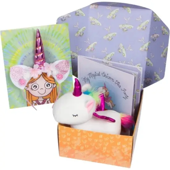 PixieCrush Unicorn Gift Set &ndash; Includes Book, Stuffed Plush Toy, and Headband for Girls image {2}