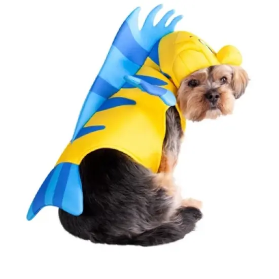 Rubies The Little Mermaid: Flounder Pet Costume image {1}