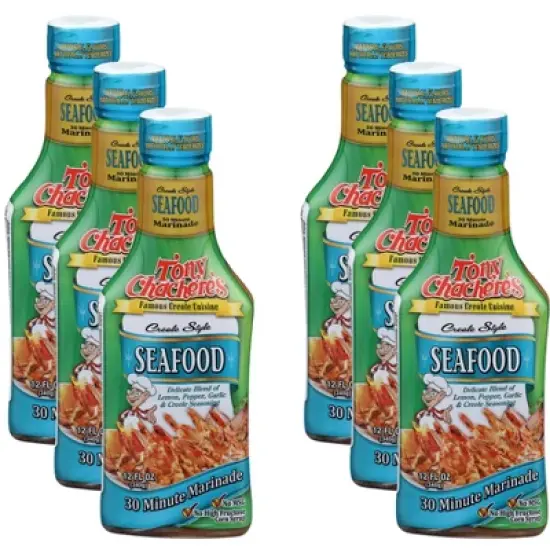 Tony Chacheres Marinade Seafood Pourable - Case of 6 - 12 Oz image {4}