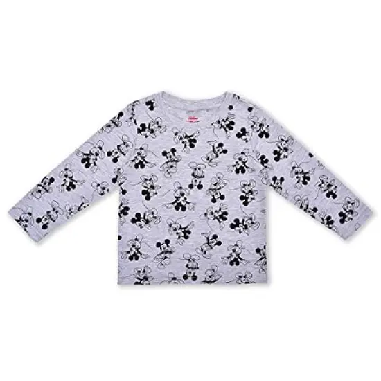 Disney Boy's 2-Pack Mickey Mouse Long and Short Sleeve Tees with Cap for toddler image {3}