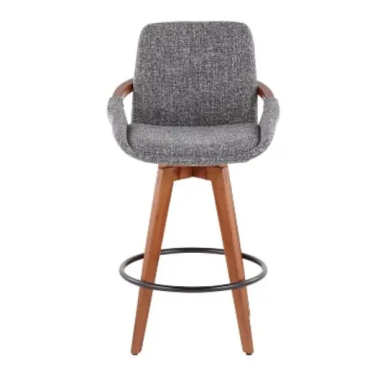 Cosmo Mid-Century Modern Modern Counter Height Barstool - LumiSource image {4}