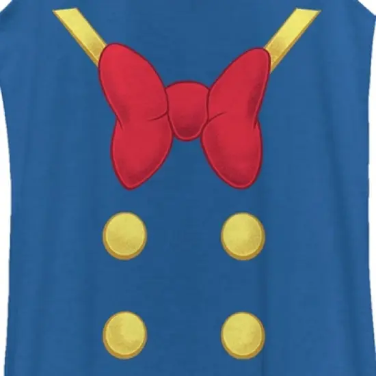 Women's Mickey & Friends Donald Costume Racerback Tank Top image {1}