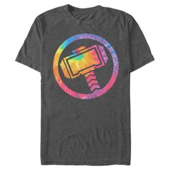 Men's Marvel Thor Mjolnir Tie-Dye Hammer T-Shirt image {2}