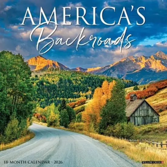 Willow Creek Press 12"x12" 2026 America's Backroads Wall Calendar image {5}