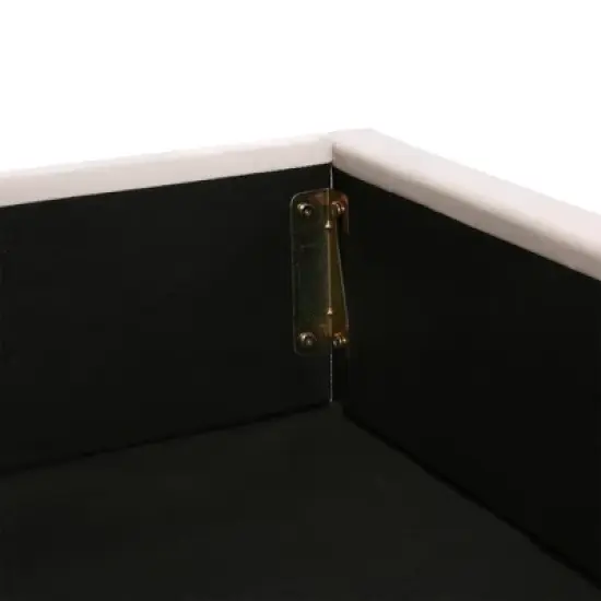 Upholstered Bed with LED light, Bluetooth Player and USB Charging, Hydraulic Storage Bed in Velvet Fabric-ModernLuxe image {10}