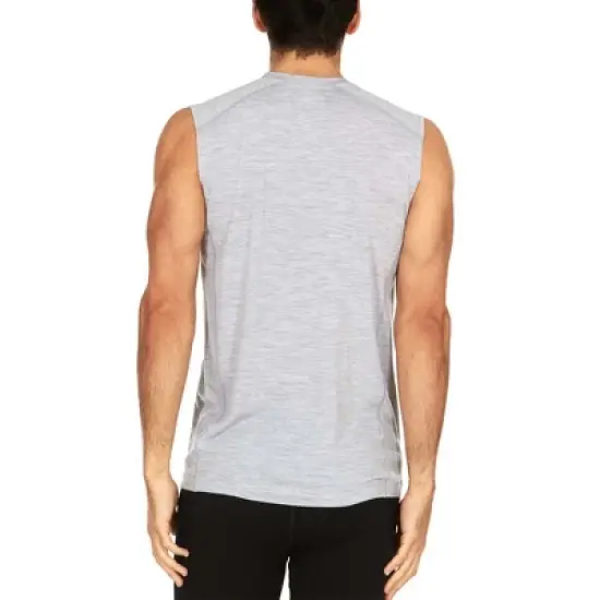 Minus33 Merino Wool Micro Weight - Men's Wool Sleeveless Tank Top Woolverino Ash Gray S image {1}
