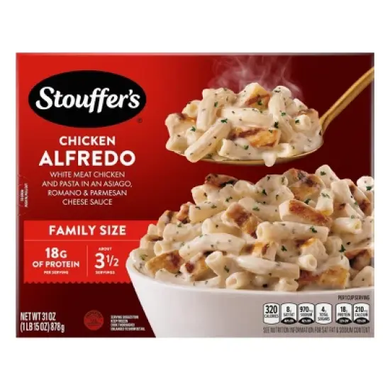 Stouffers Family Size Chicken Alfredo Frozen Family Meal - 31oz​ image {7}