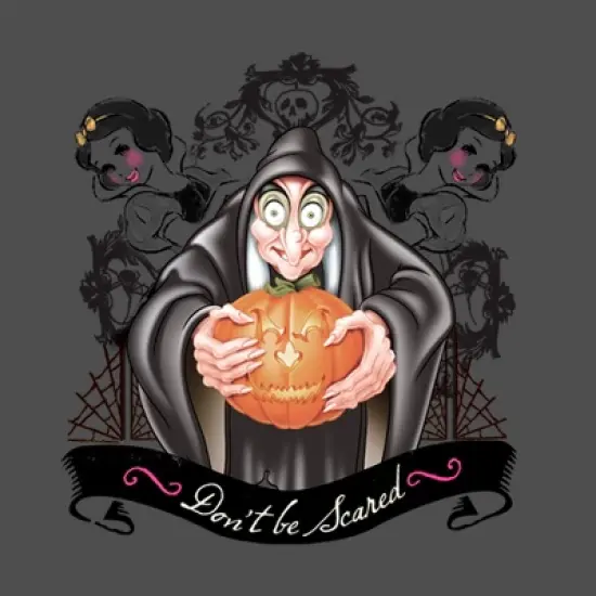 Junior's Snow White and the Seven Dwarves Evil Queen Pumpkin Racerback Tank Top image {1}