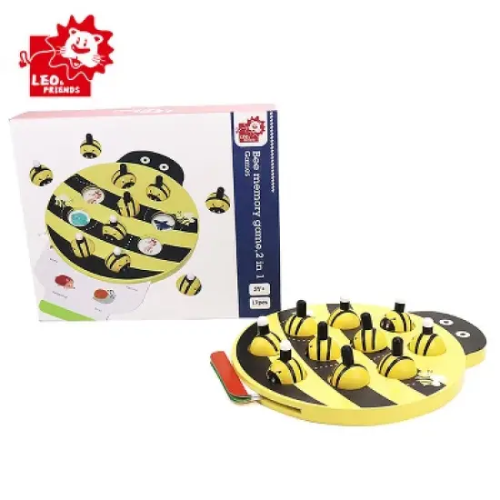 Leo & Friends Bee Memory Game 2 In 1 image {2}
