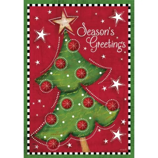 Briarwood Lane Garden Flag 12x18 For Outdoor Festive Christmas Tree Holiday For Christmas Garden Flag Flags For Outside image {4}