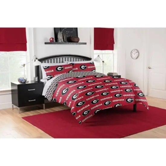 NCAA Georgia Bulldogs Rotary Bed Set image {3}