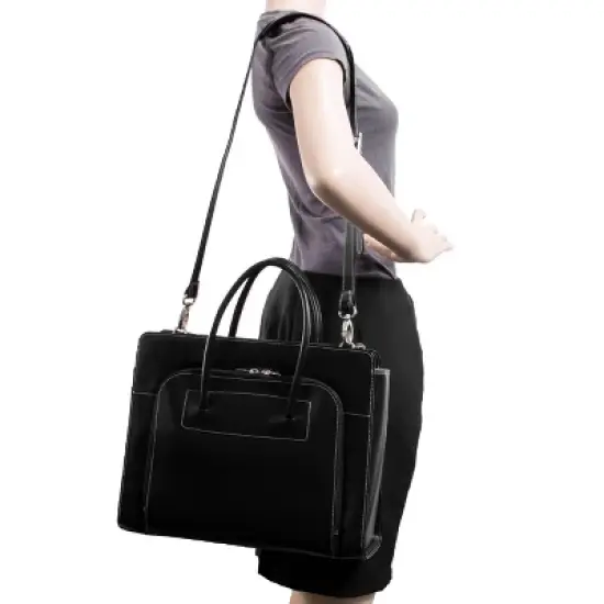 McKlein Lake Forest Leather Ladies' Laptop Briefcase image {7}