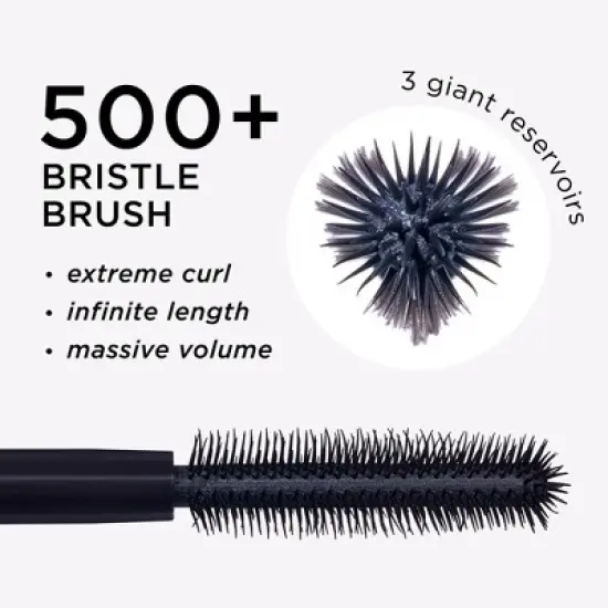 tarte Maneater Waterproof Mascara - Black - 0.3 fl oz - Ulta Beauty image {4}