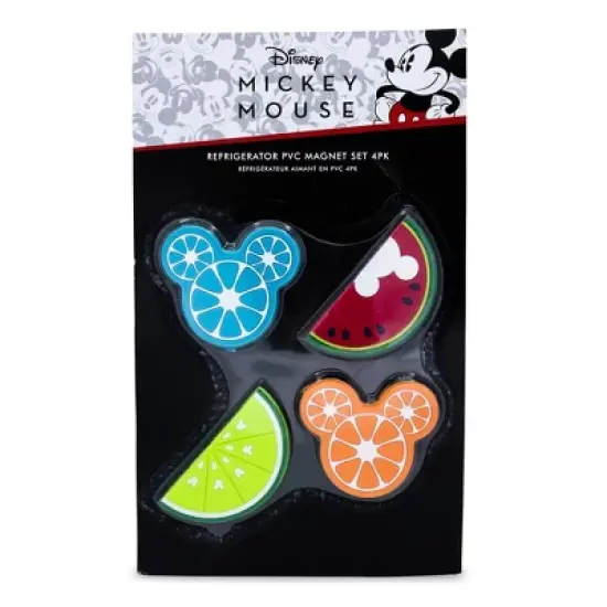 Seven20 Disney Mickey Mouse Fruit Magnets | Set of 4 image {1}
