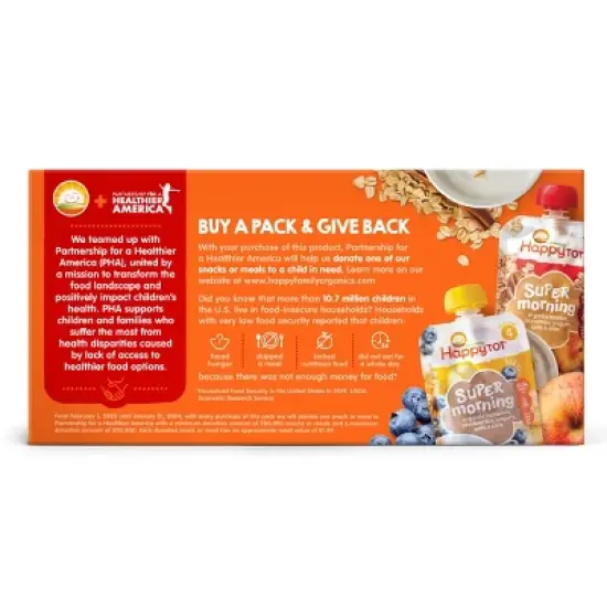 HappyTot Super Mornings Pouches - 8pk image {1}