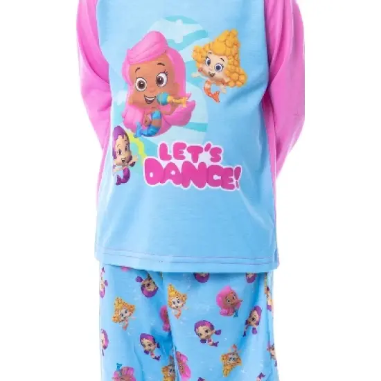 Nickelodeon Toddler Girls' Bubble Guppies Let's Dance Sleep Pajama Set Turquoise image {2}