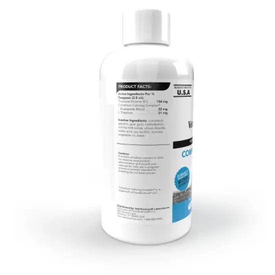 VetriScience Composure MAX for Dogs & Cats, Calming Behavior Anxiety Support, 8 oz image {2}
