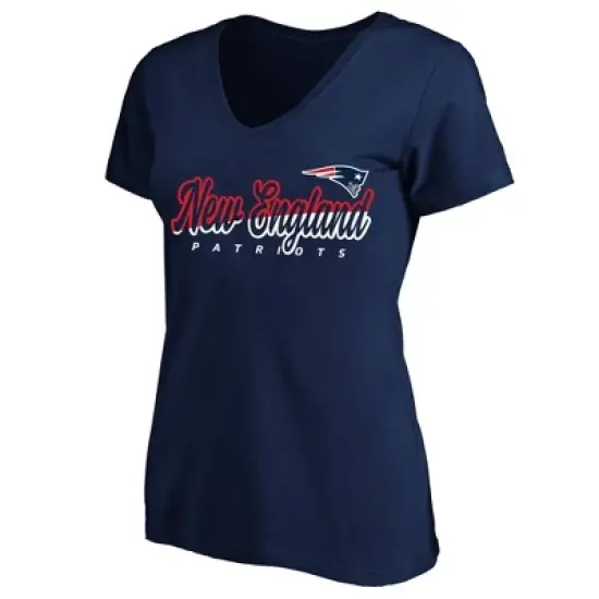 NFL New England Patriots Short Sleeve V-Neck Plus Size T-Shirt image {3}