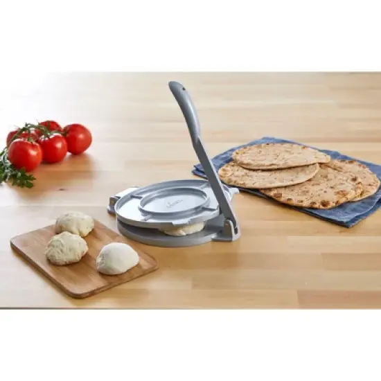 IMUSA 8" Cast Aluminum Tortilla Press - Silver image {5}