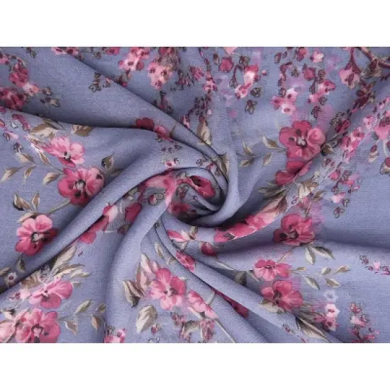 Allegra K Long Chiffon Floral Scarves Lightweight Beach Sunscreen Swimwear Wrap Shawls for Women image {2}