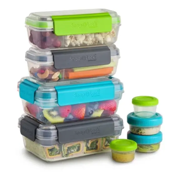 SnapLock Bento & Snack Set - 16pc image {4}