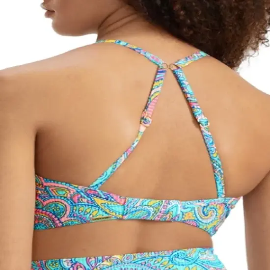 Sunsets Women's Paisley Pop Crossroads Underwire Bikini Top - 52D-PAIPO image {1}
