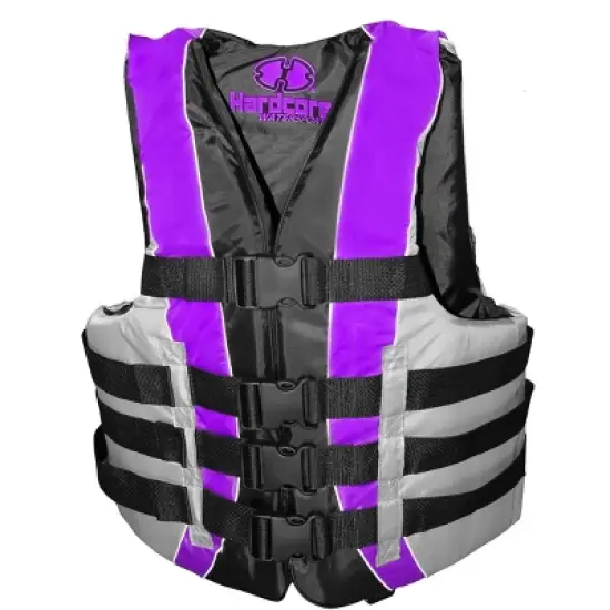 High-Performance Hardcore Adult Life Vest | USCG Approved Safety Flotation Device | Fully Enclosed and Designed for Max Visibility image {1}