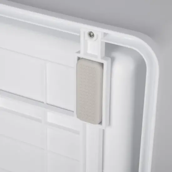 PawHut Hooded Cat Litter Box with Scoop, Enclosed Cat Litter Tray with Front Entry, Top Exit, Portable Pet Toilet with Large Space image {5}