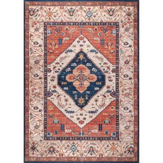 nuLOOM Carolyn Machine Washable Motif Area Rug image {14}