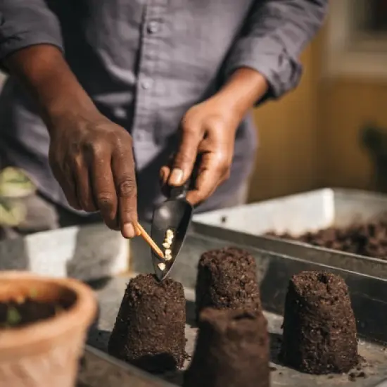 Fiskars 3" Seed Metal Hand Trowel image {4}