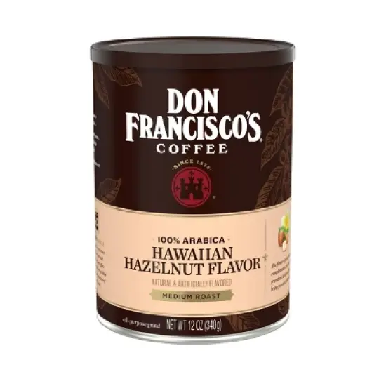 Don Francisco's Hawaiian Hazelnut Flavored Medium Roast Ground Coffee - 12oz image {8}
