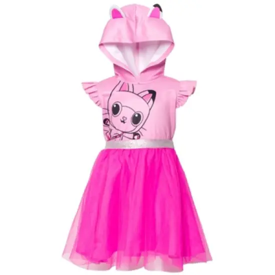 Dreamworks Gabby's Dollhouse Pandy Paws Girls Mesh Cosplay Tulle Dress Little Kid to Big Kid image {7}