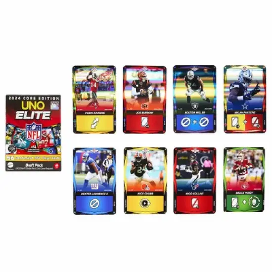 Mattel - Mattel Games - UNO: Elite NFL 2024 Core Edition Draft Pack image {4}
