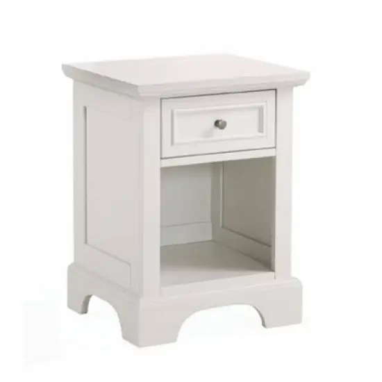 Queen Naples Bed Nightstand and Chest Off White - Homestyles image {7}