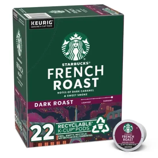 Starbucks Dark Roast K-Cup Coffee Pods French Roast for Keurig Brewers image {5}