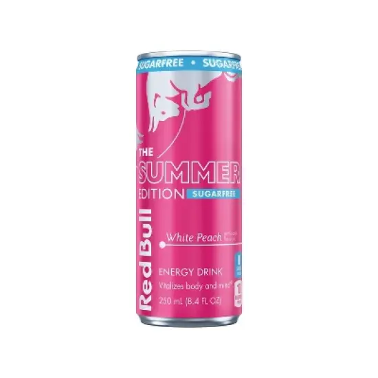 Red Bull Sugarfree Summer Edition Energy Drink - 8.4 fl oz Can image {8}