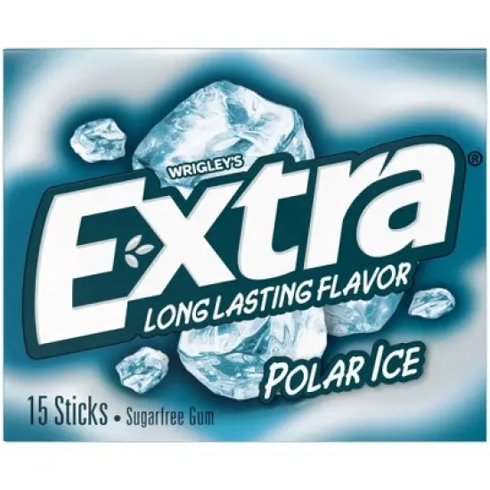 Extra Polar Ice Sugar-Free Mint Chewing Gum - 15ct image {2}
