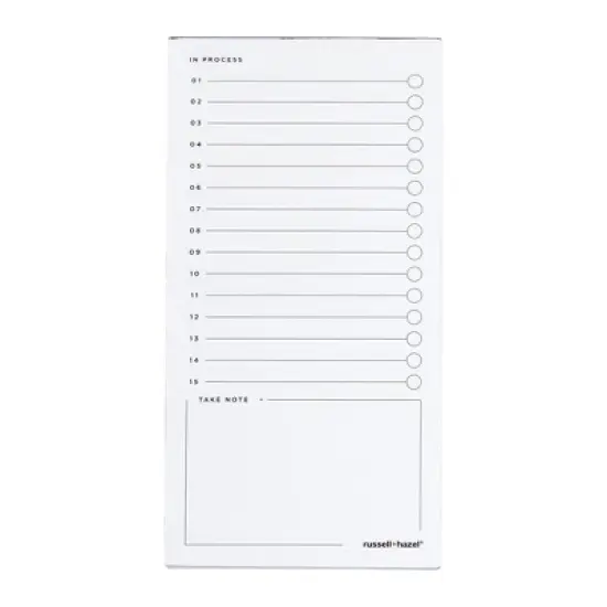 Undated Perpetual Planning Set 10"x10" White - russell+hazel image {4}
